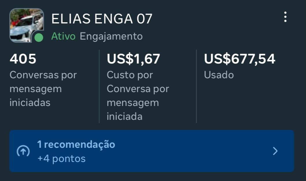 Meta Ads results for Elias Window Tint: 405 conversations at $1.67 each, $677.54 spent